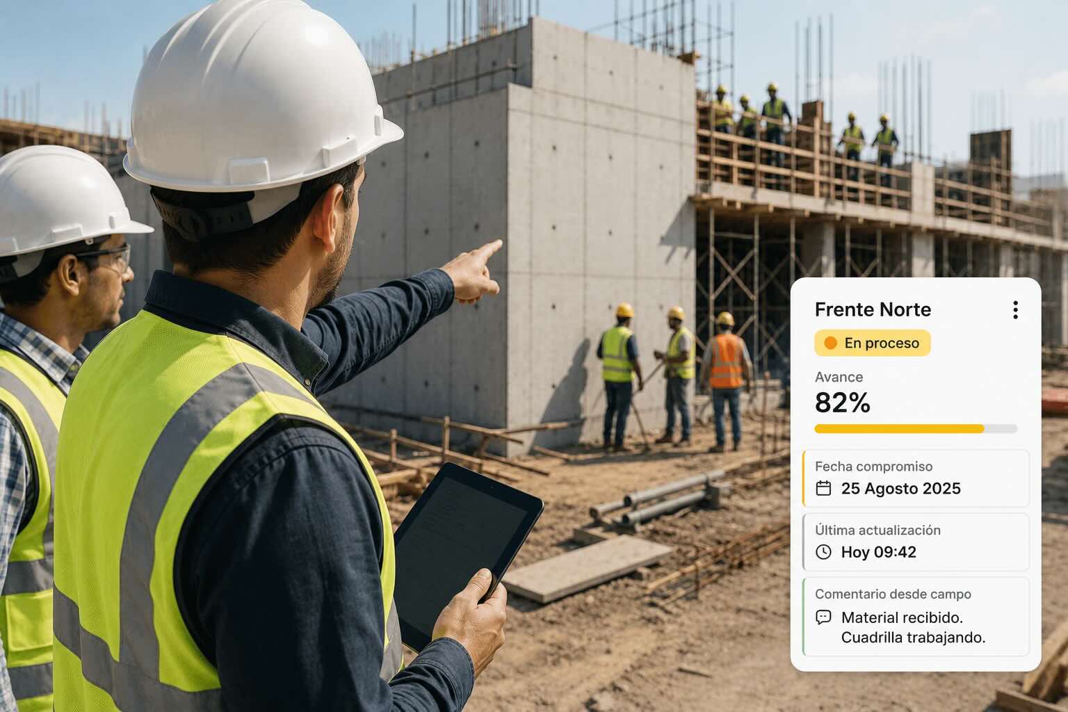 Know what your crews are doing on site