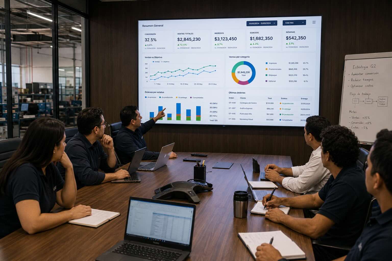 Dashboard gerencial