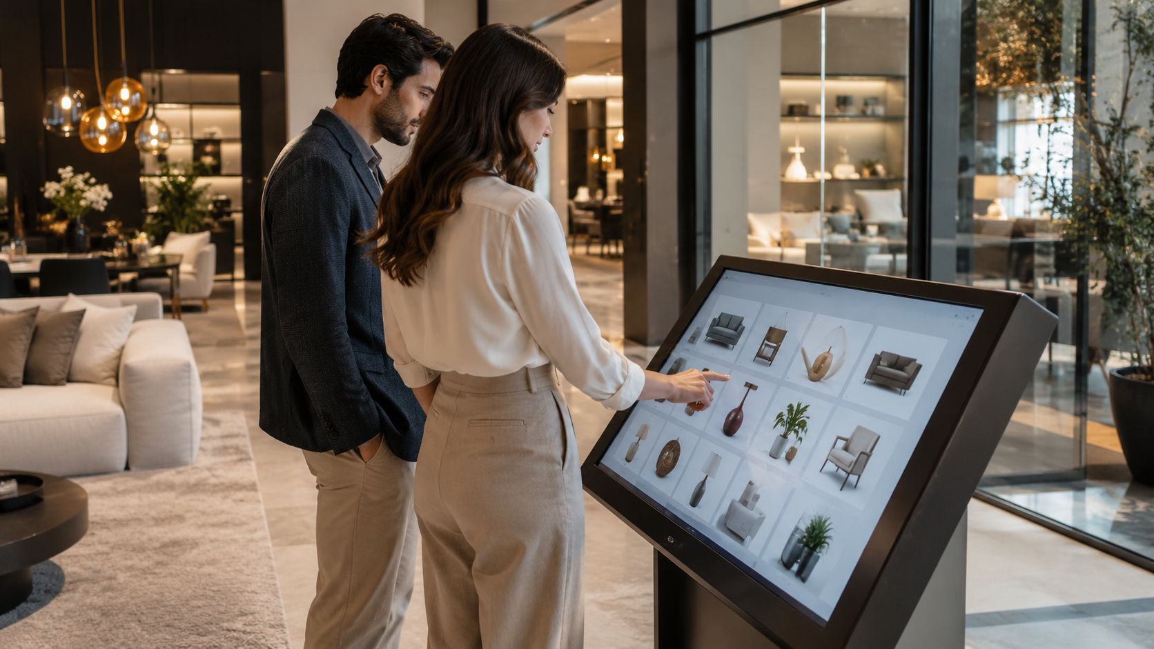 Catálogo digital interactivo para explorar productos en punto de venta