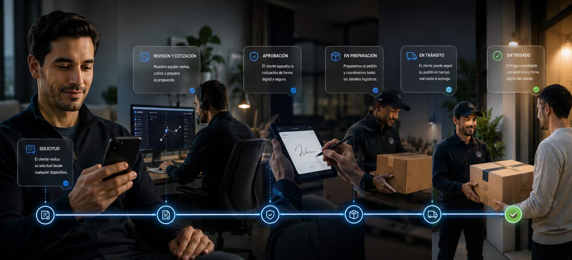 Customer journey operativo UBTracker