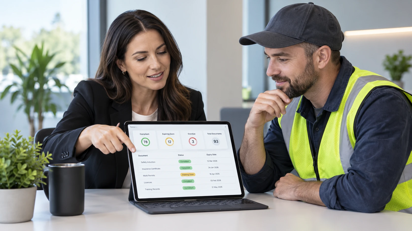 Keep contractor documents current.