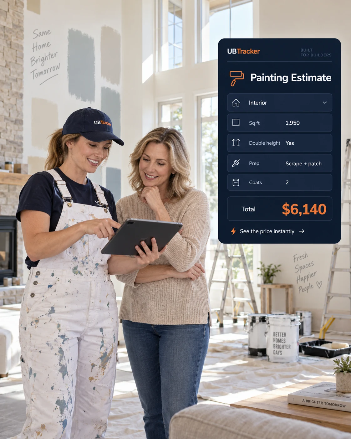 Painting estimate software