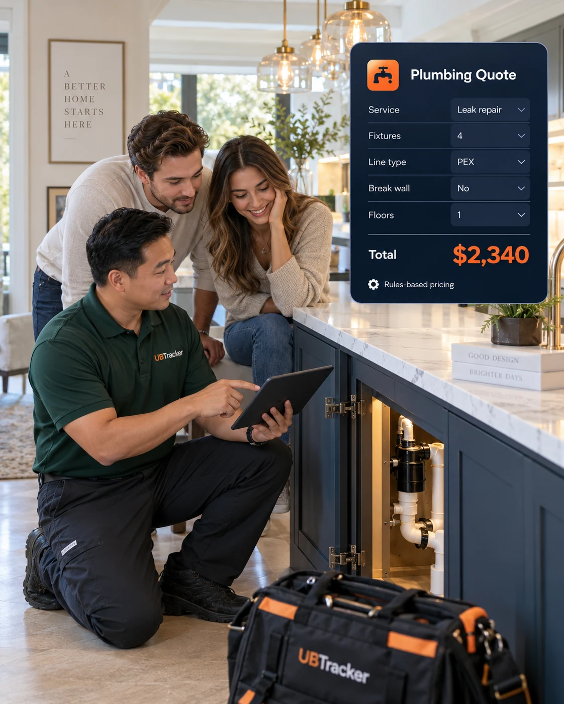 Plumbing quoting software