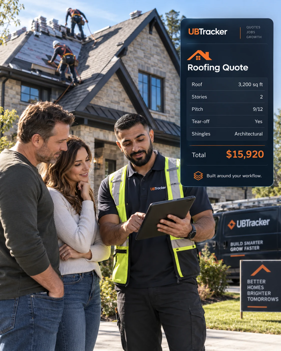 Roofing quoting software