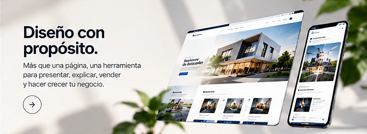 Architecture website adapted to multiple screens