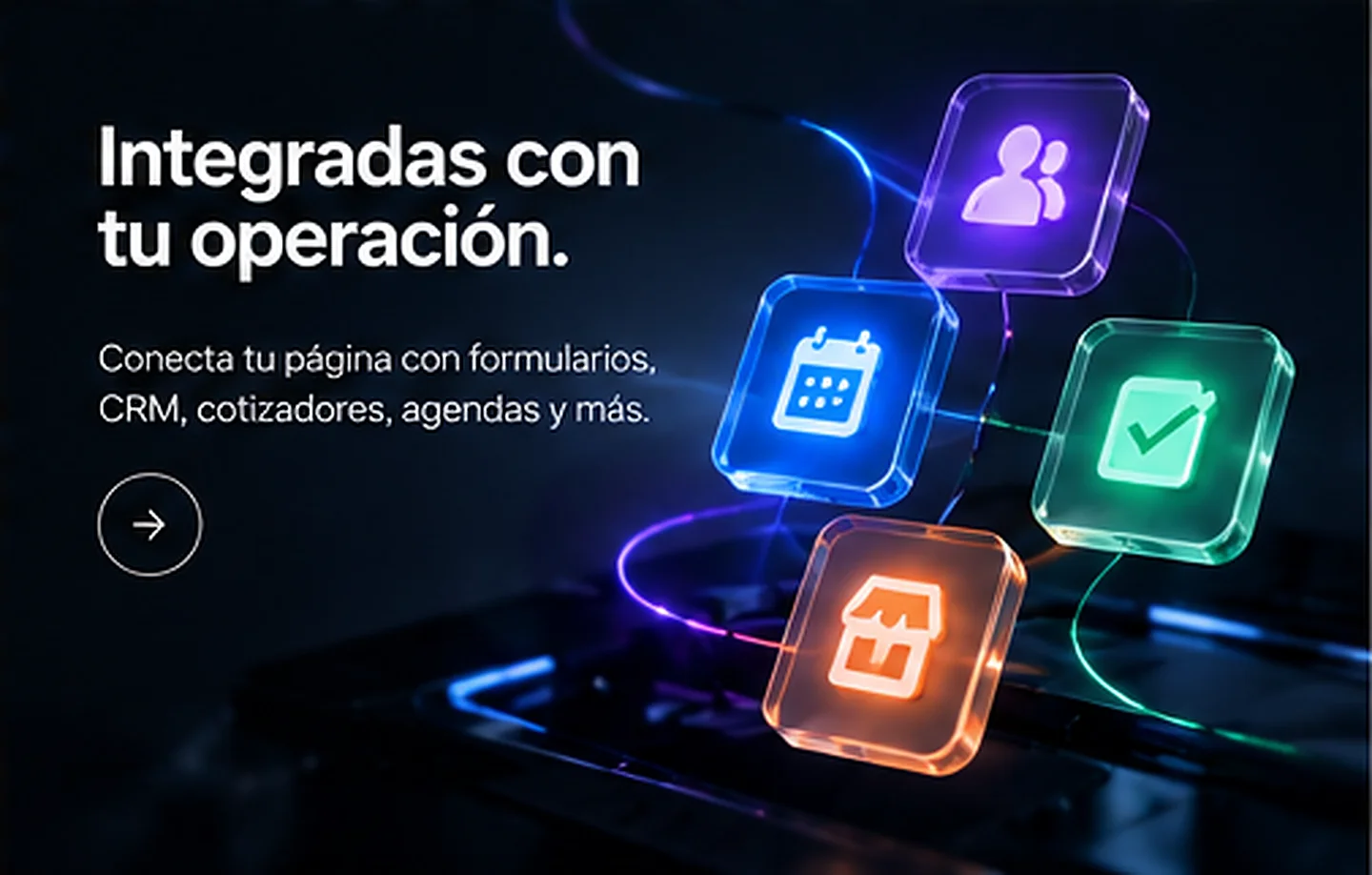 Connections with CRM scheduling and web tools